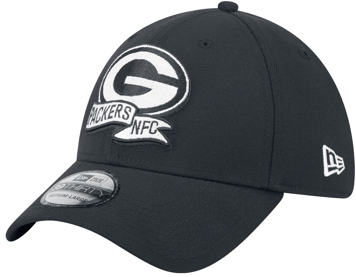 New Era – NFL 39THIRTY – Green Bay Packers Sideline Cap schwarz