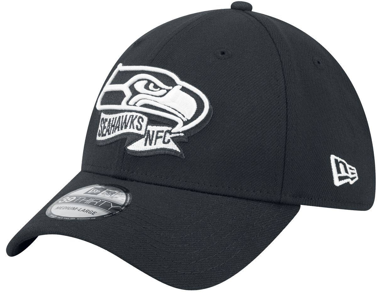 New Era – NFL 39THIRTY – Seattle Seahawks Sideline Cap schwarz