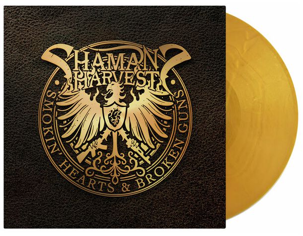 Shaman's Harvest Smokin' hearts & broken guns LP gold coloured