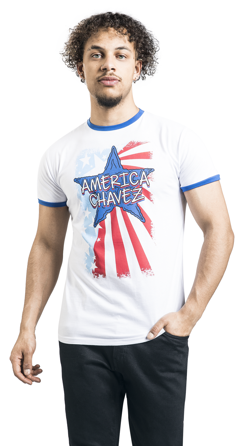 Doctor Strange In The Multiverse Of Madness - America Chavez T-Shirt weiß - 55.02% Rabatt