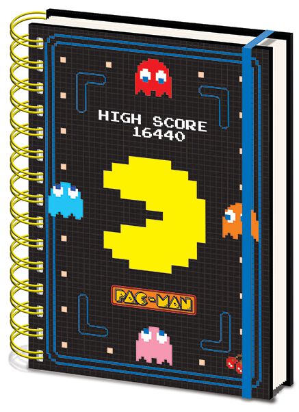 Pac-Man High Score Ring Binder multicolor