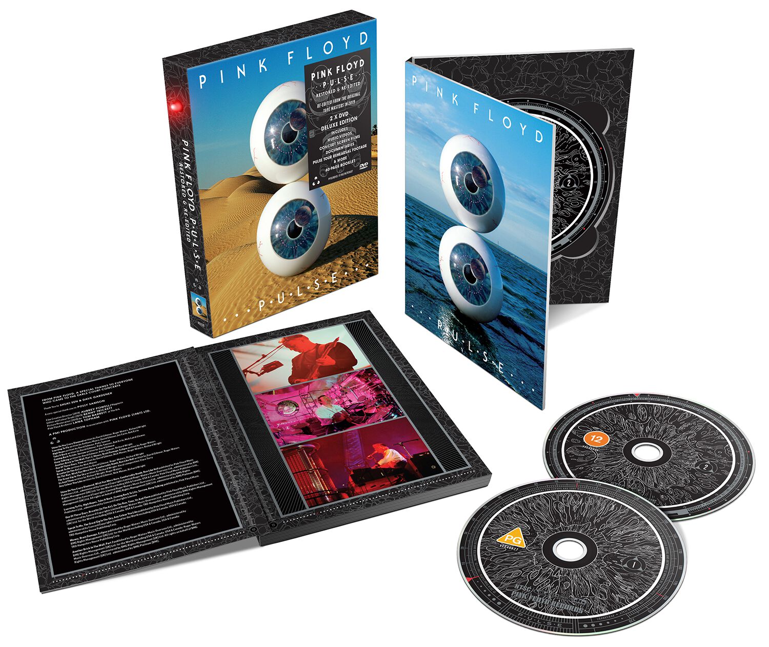 Pink Floyd P.U.L.S.E. DVD multicolor