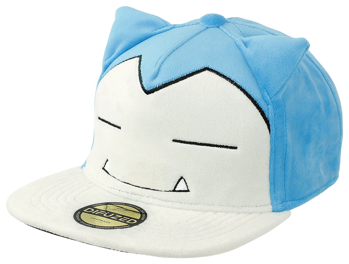 Pokémon Plush Snorlax Cap blue white