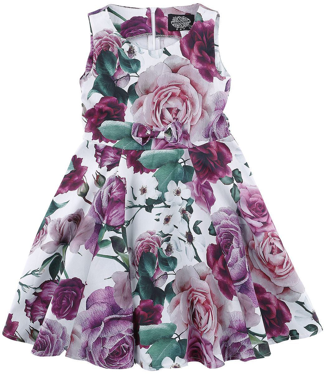 Levně H&R London Dívčí květované šaty Alice detské šaty vícebarevný