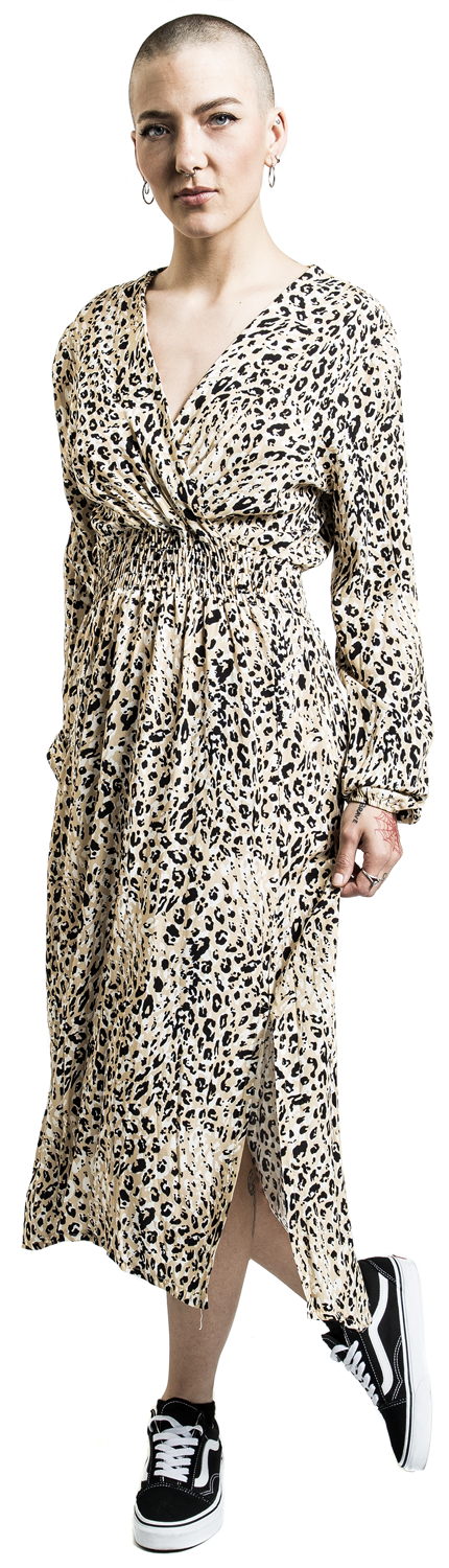 Hailys Camilla Langes Kleid beige - 48.66% Rabatt