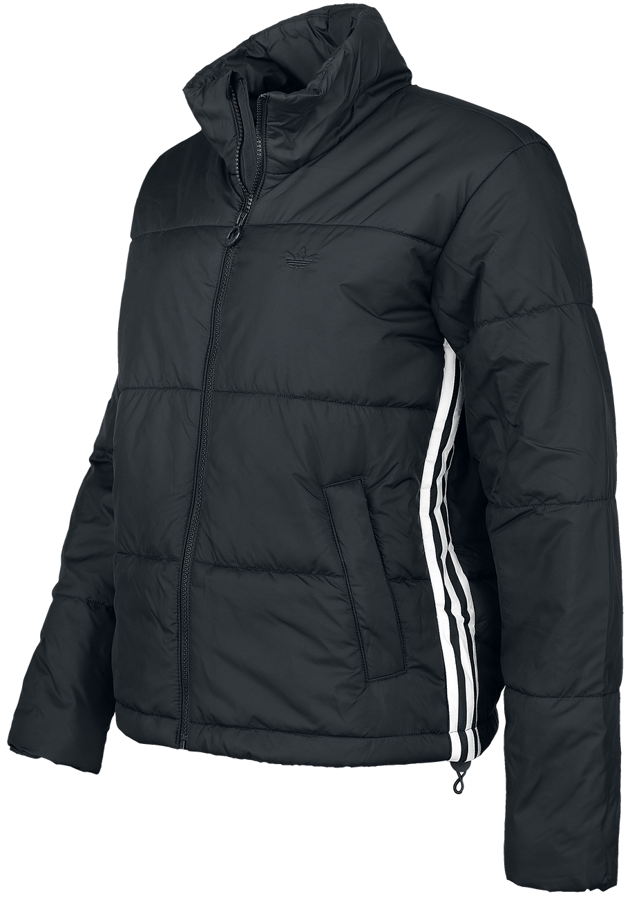 Adidas Short Puffer Übergangsjacke schwarz