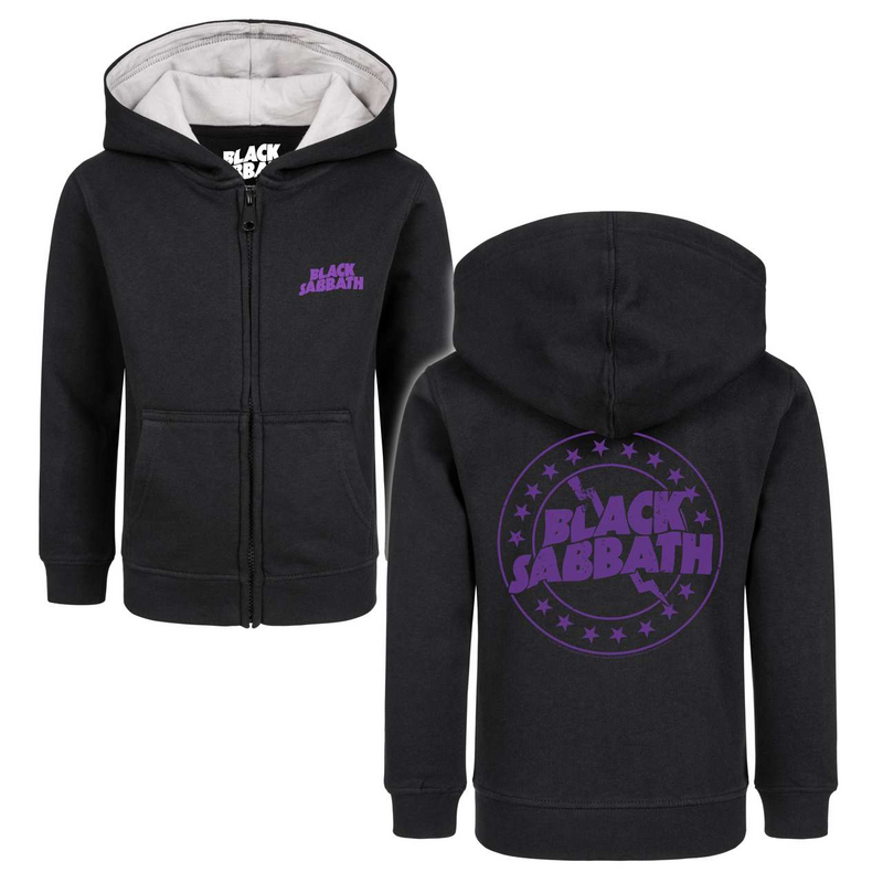 Black Sabbath  Kids' hooded jackets - Metal Kids - Emblem - for Children - black