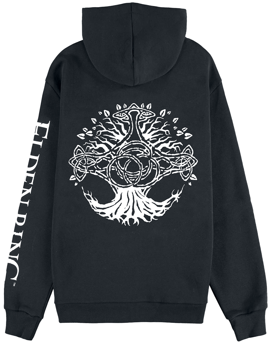 Elden Ring Magic Erdtree Ordinary Kapuzenpullover schwarz