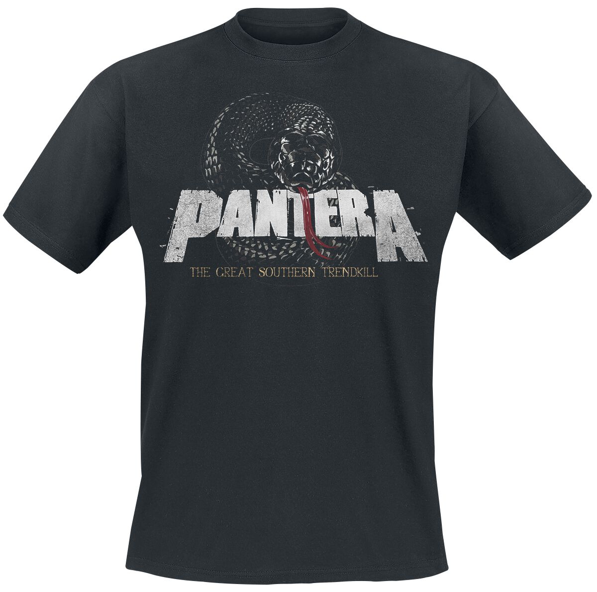 Pantera T-Shirt - Trendkill Snake - S bis 3XL - für Männer - Größe S - schwarz  - Lizenziertes Merchandise!