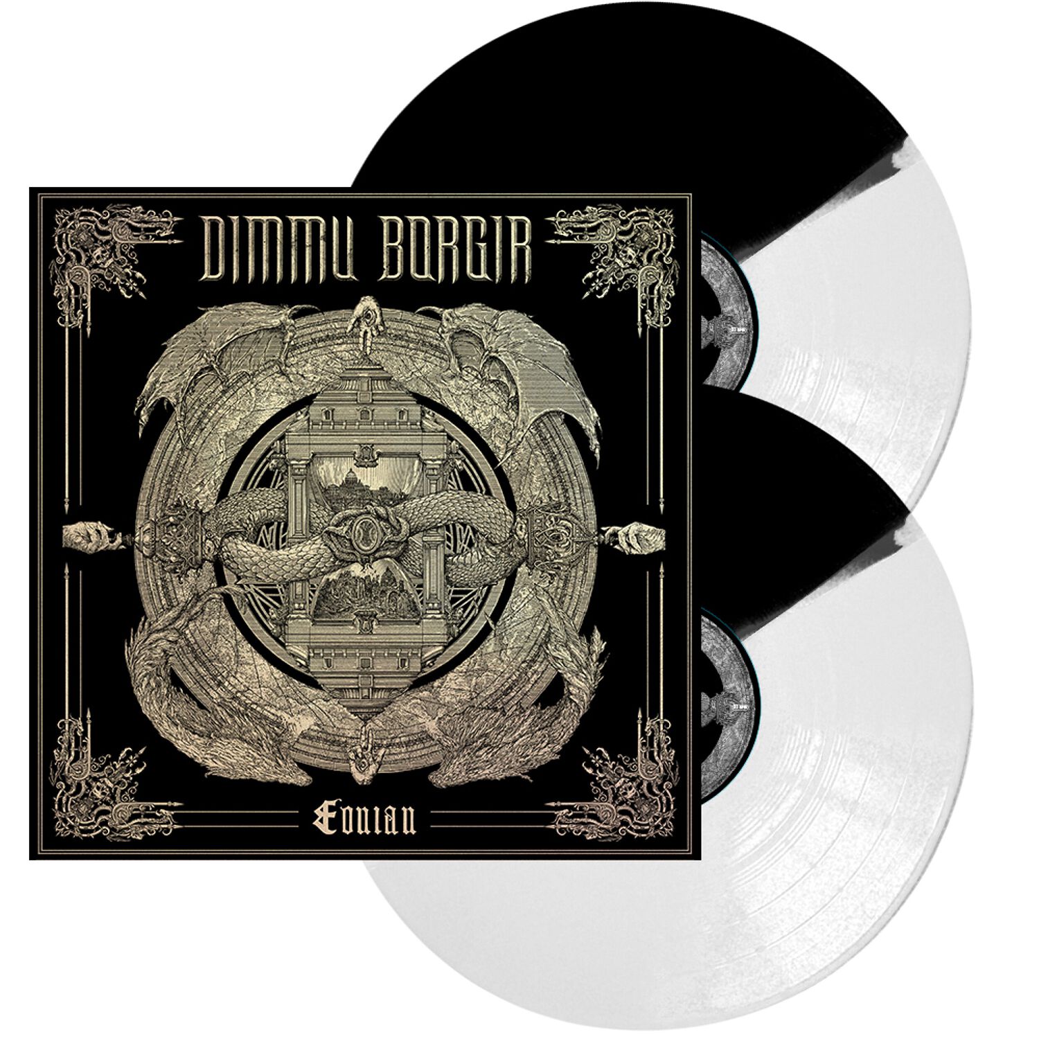Image of Dimmu Borgir Eonian 2-LP schwarz/weiß