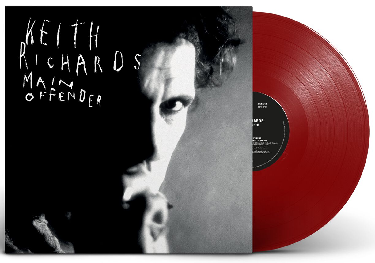 Image of Keith Richards Main offender LP farbig
