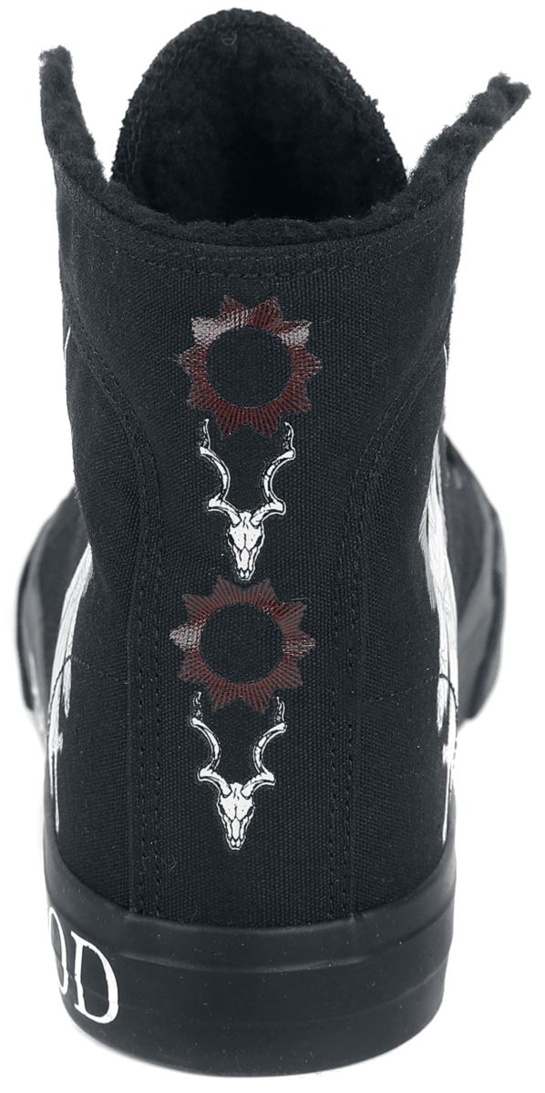 Black Blood by Gothicana Gefütterte Sneaker mit Print Sneaker high schwarz