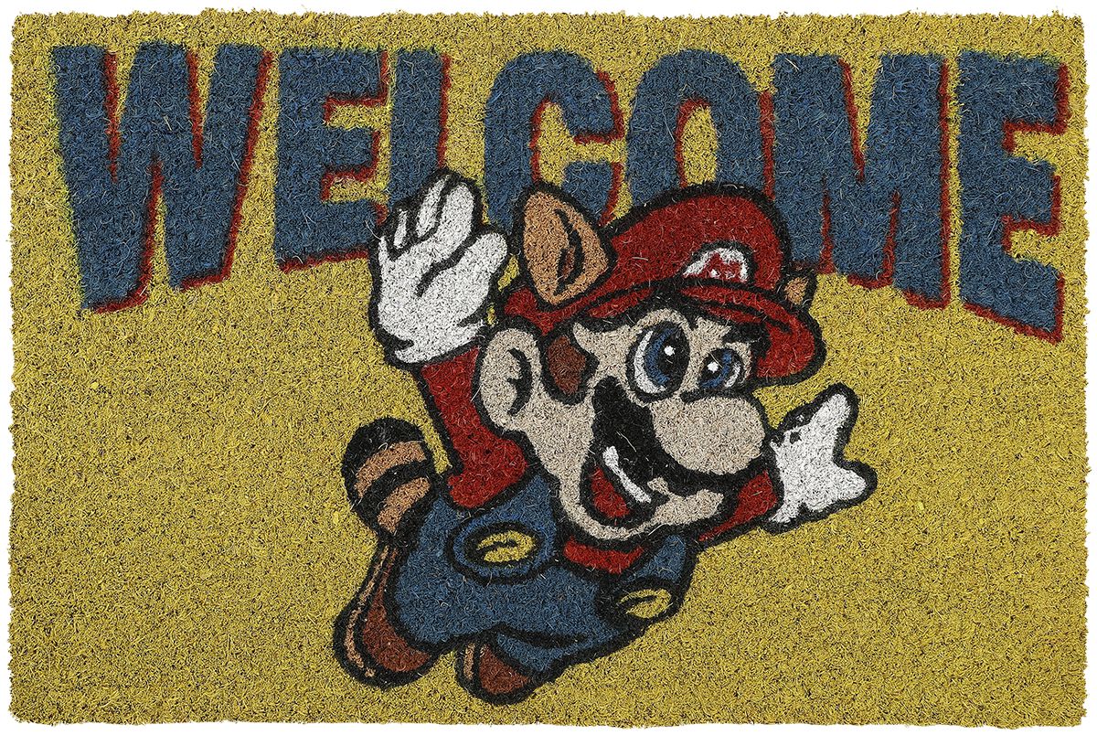 Super Mario Welcome Fußmatte multicolor