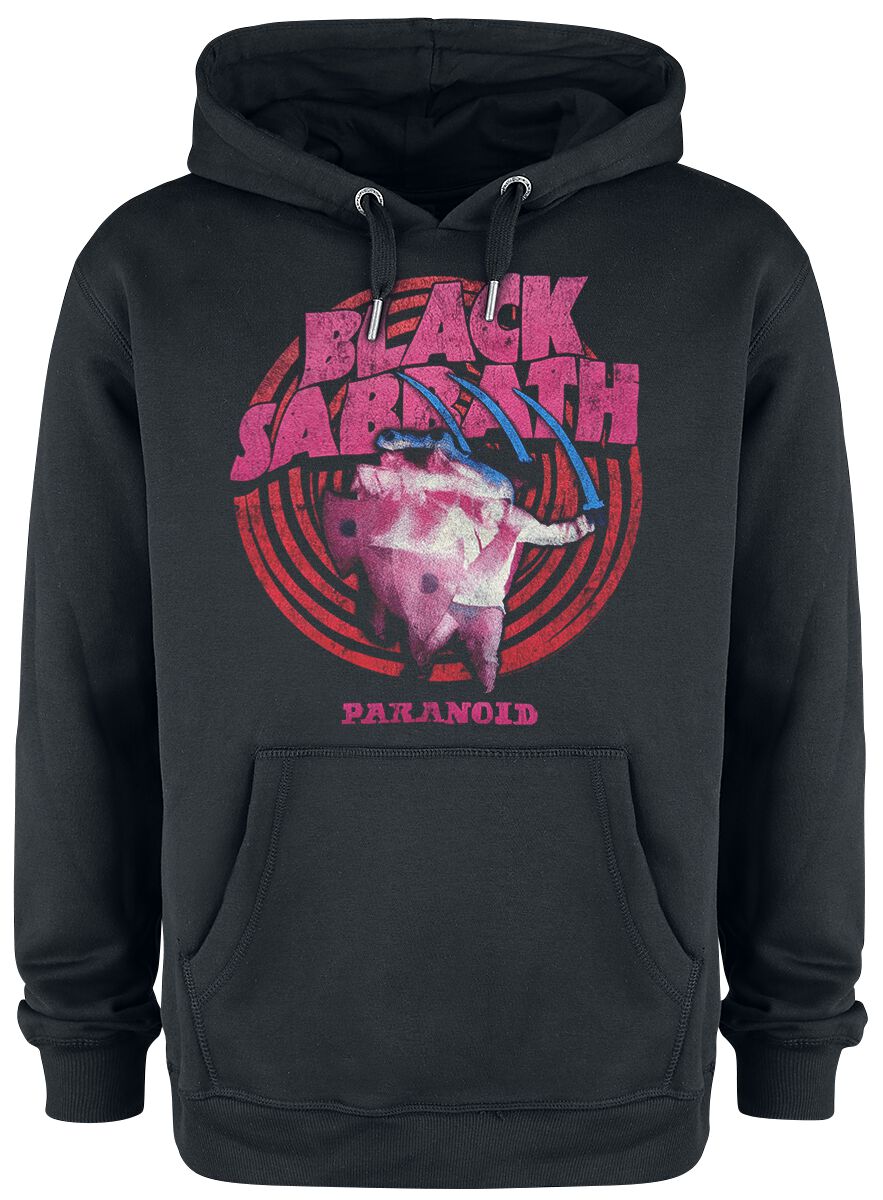 Black Sabbath Amplified Collection – Paranoid Kapuzenpullover schwarz