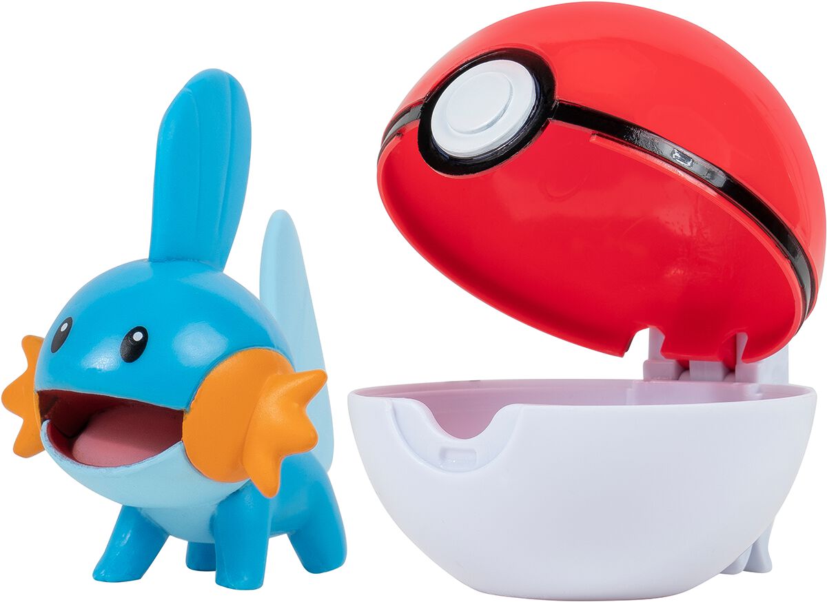 Pokémon Clip’n’Go Poké Balls – Hydropi & Pokeball Actionfigur multicolor