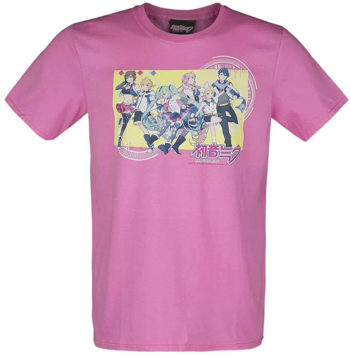 Vocaloid Hatsune Miku - Showtime T-Shirt light pink