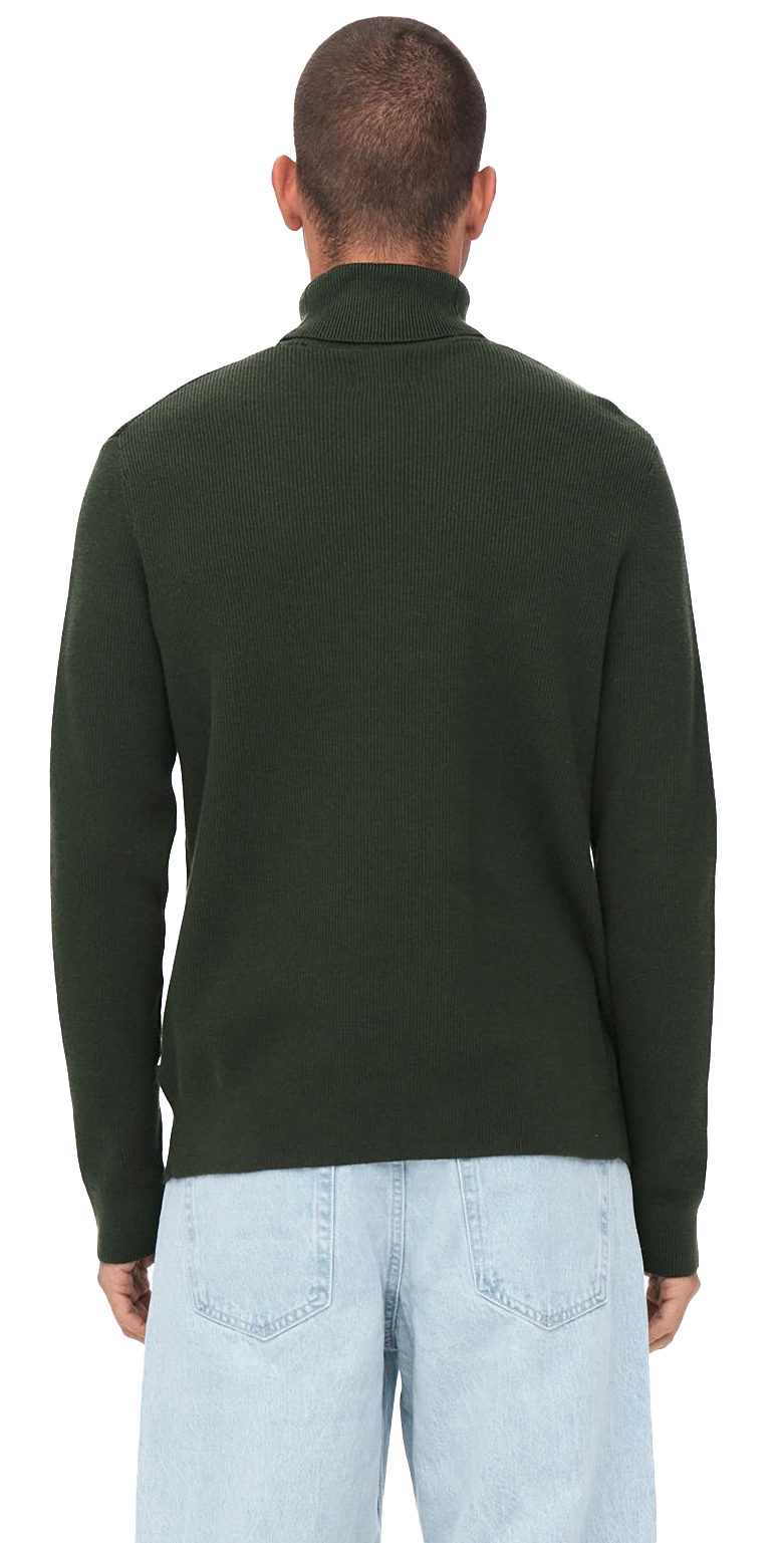 ONLY and SONS ONSPHIL Reg 12 Struc Roll Neck Knit Sweatshirt oliv