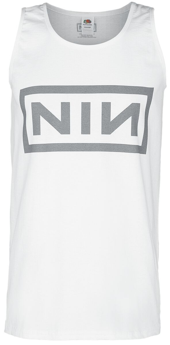 Nine Inch Nails Logo Tanktop white