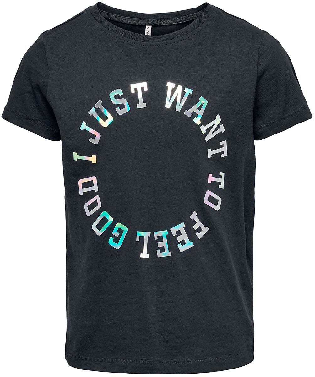 Kids ONLY Ghita Foil Top T-Shirt schwarz Kids ONLY Ghita Foil Top T-Shirt schwarz