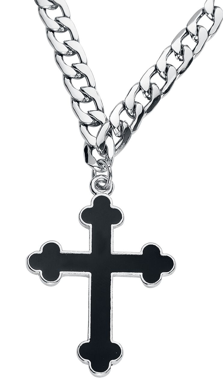 Gothicana by EMP - Gothic Halskette - Plain Cross - für Damen - silberfarben