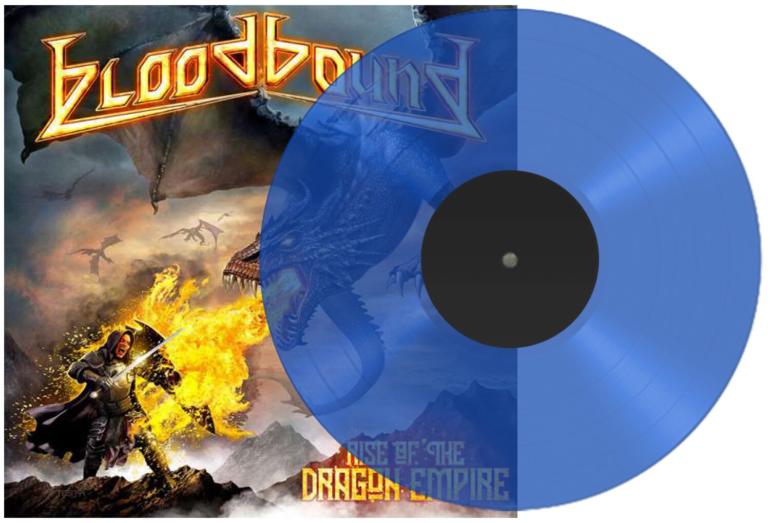 Levně Bloodbound Rise of the Dragon Empire LP modrá