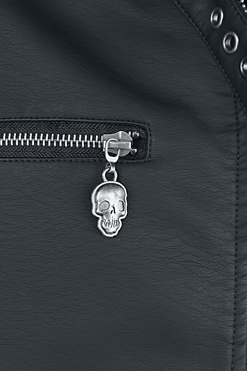 Gojira EMP Signature Collection Kunstlederjacke schwarz