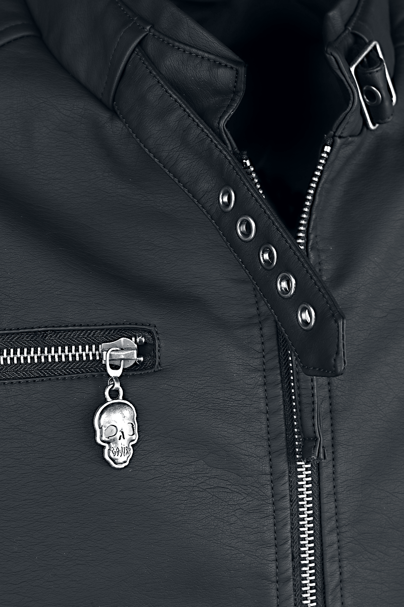 Gojira EMP Signature Collection Kunstlederjacke schwarz