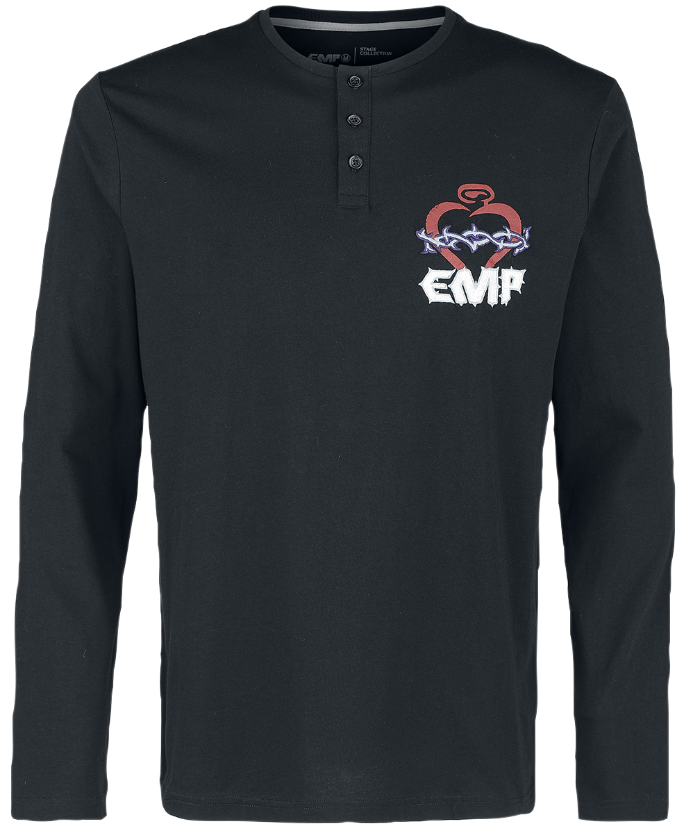 EMP Stage Collection - Longsleeve mit EMP Print - Langarmshirt - schwarz - EMP Exklusiv!