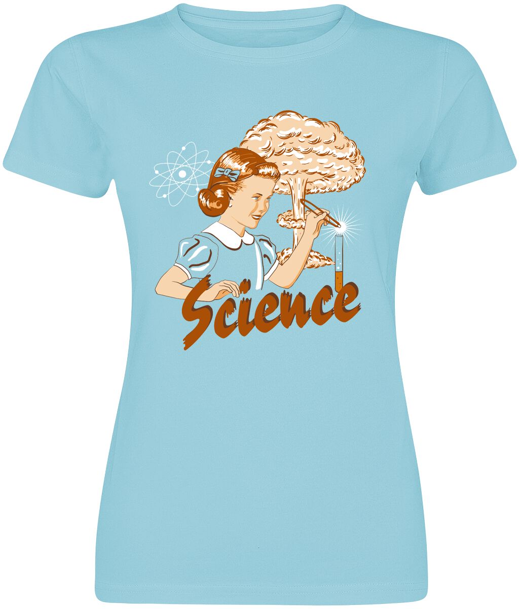 Fun Shirt Slogans - Science T-Shirt turquoise