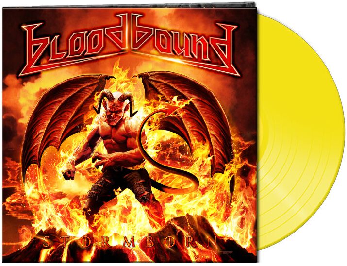 Image of Bloodbound Stormborn LP gelb