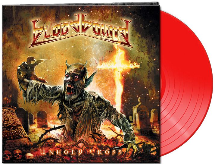 Bloodbound Unholy cross LP red