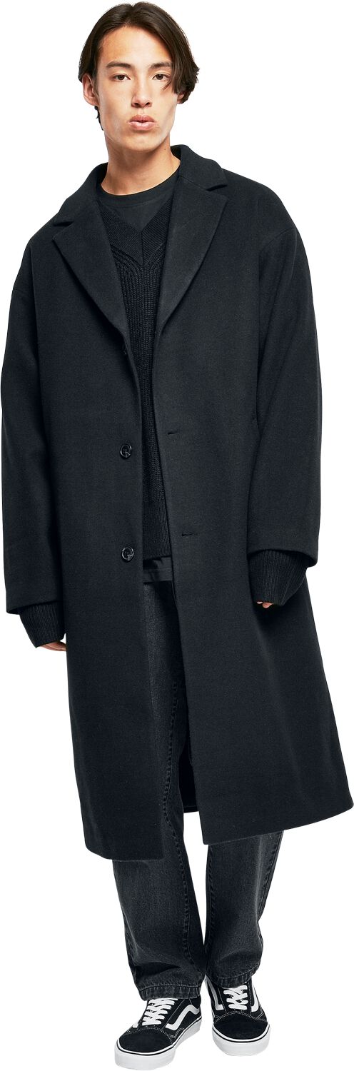 Urban Classics Long coat Coats black