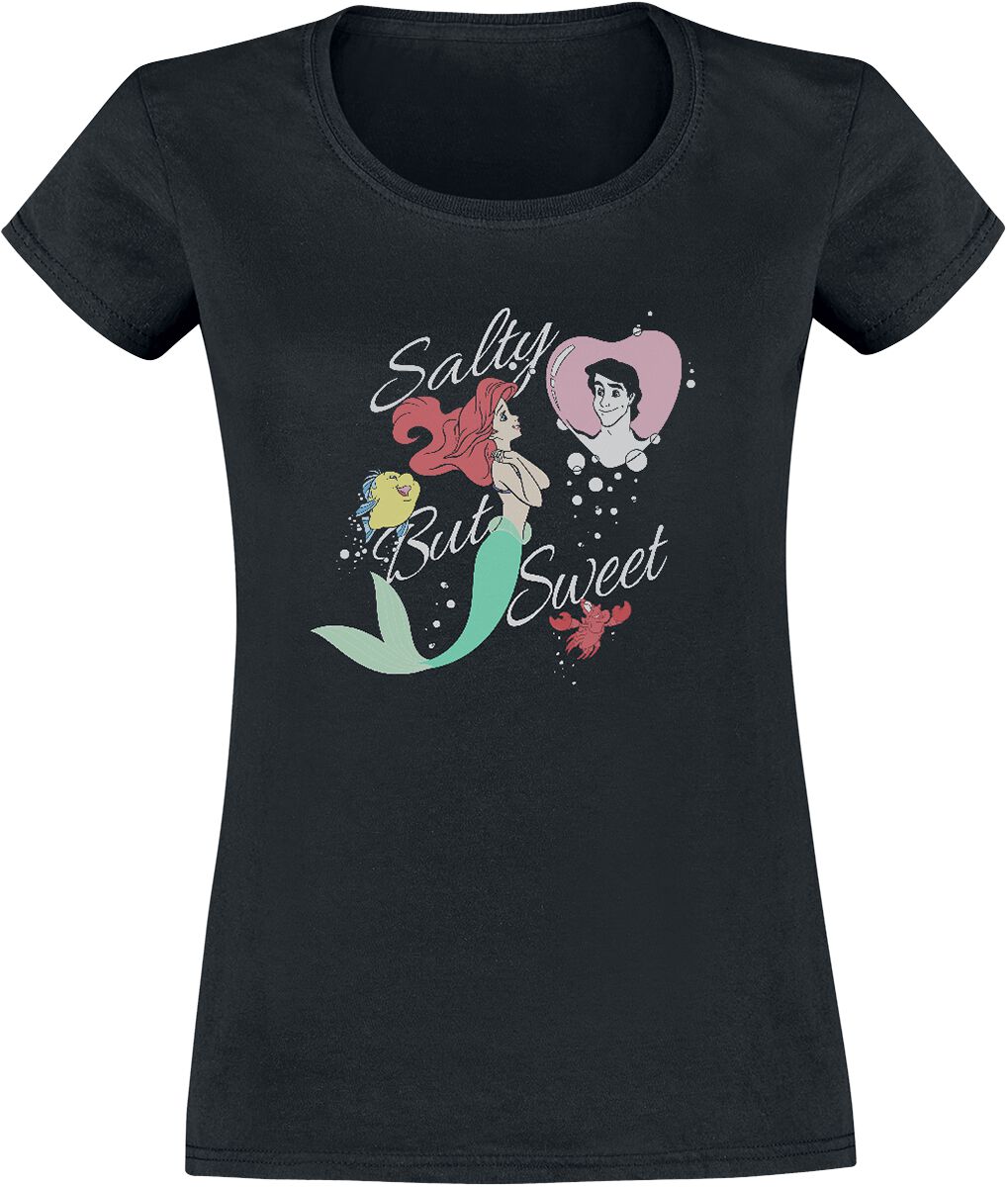 The Little Mermaid Salty But Sweet T-Shirt black