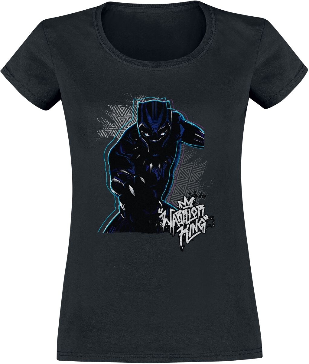 Black Panther Warrior Prince T-Shirt black