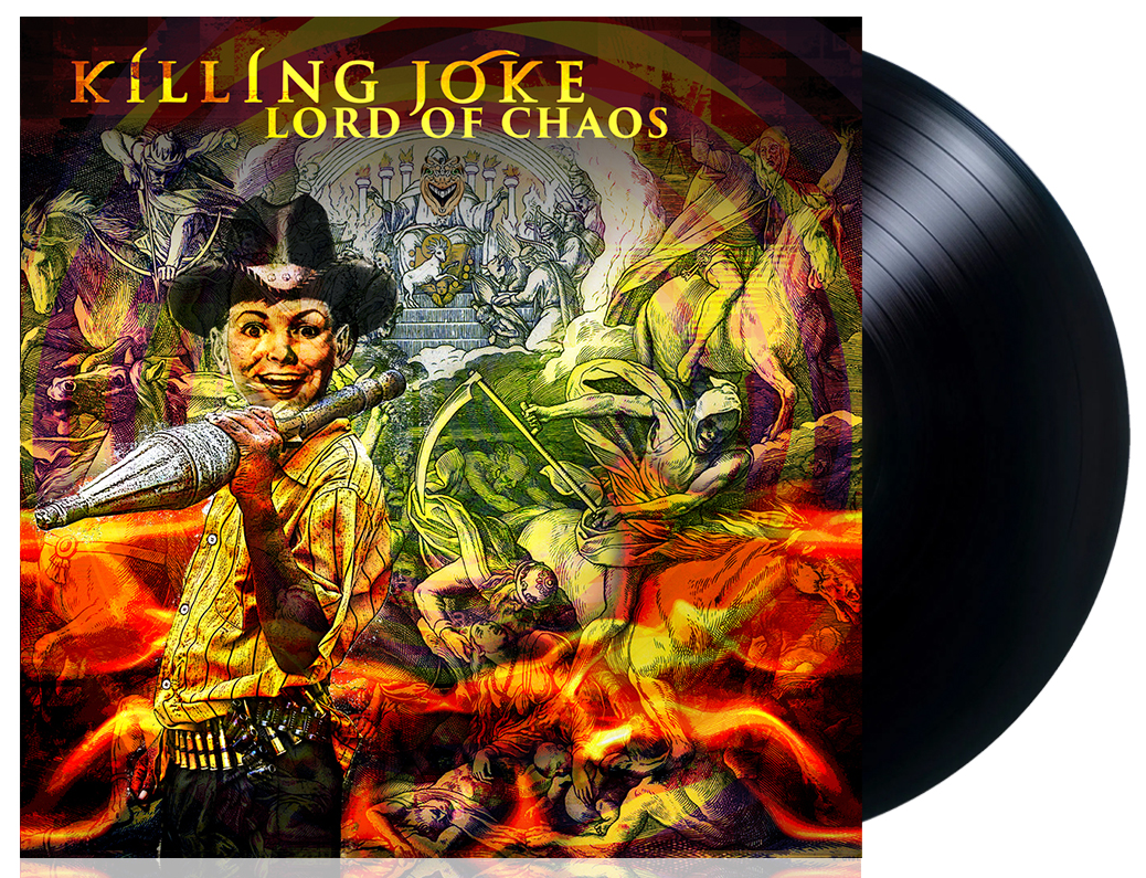 SINGLE  av Killing Joke - Lord of chaos -  - svart
