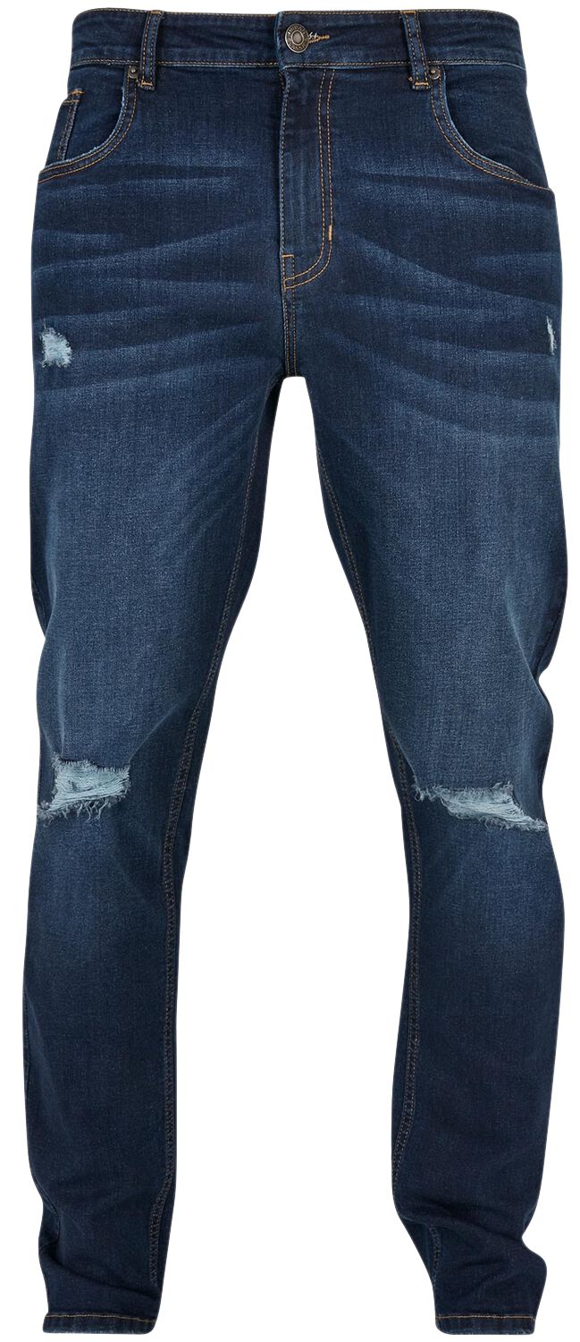 Urban Classics Distressed stretch denim jeans Jeans dark blue