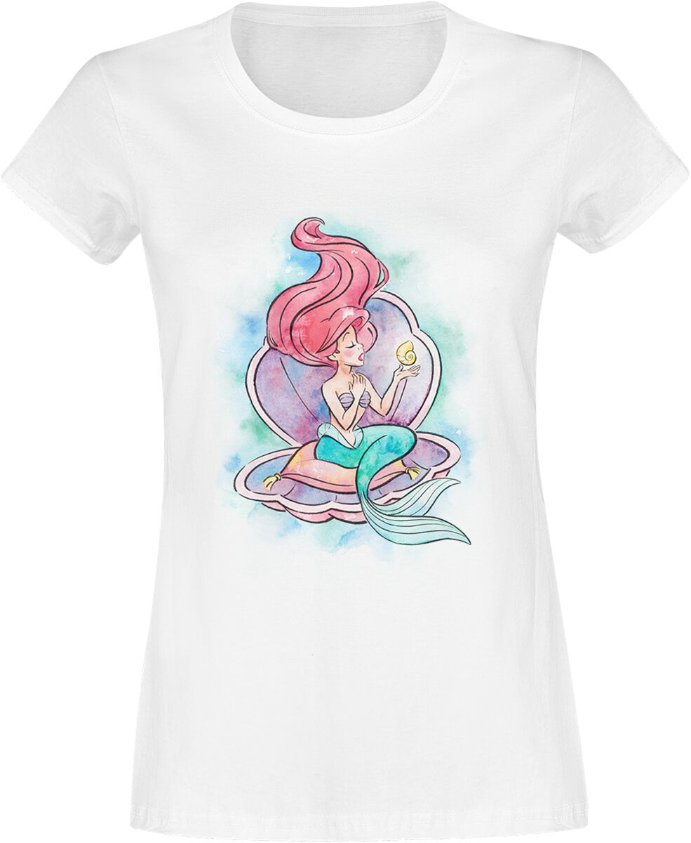 The Little Mermaid Silhouette T-Shirt white