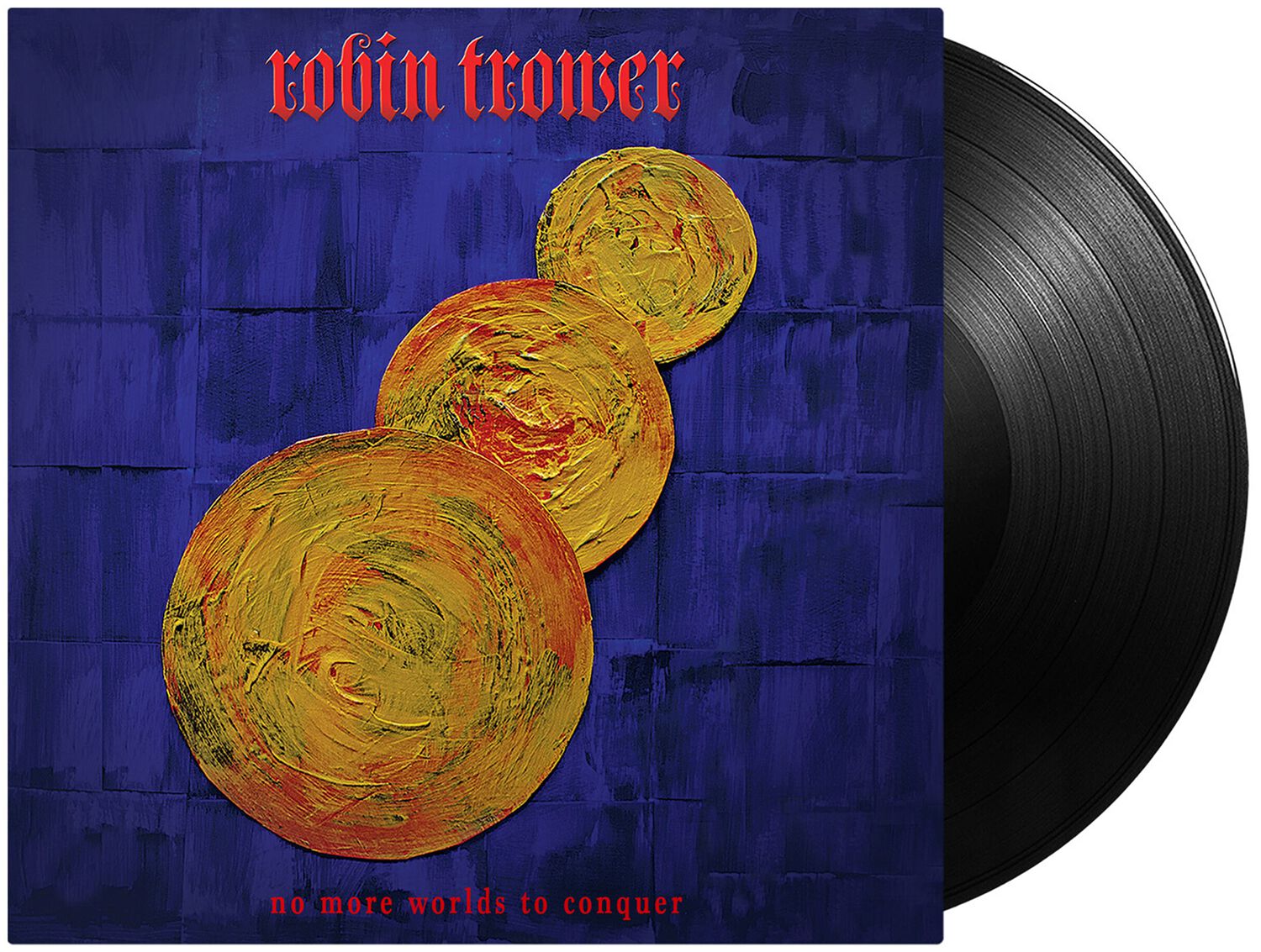 Image of Robin Trower No more worlds to conquer LP schwarz