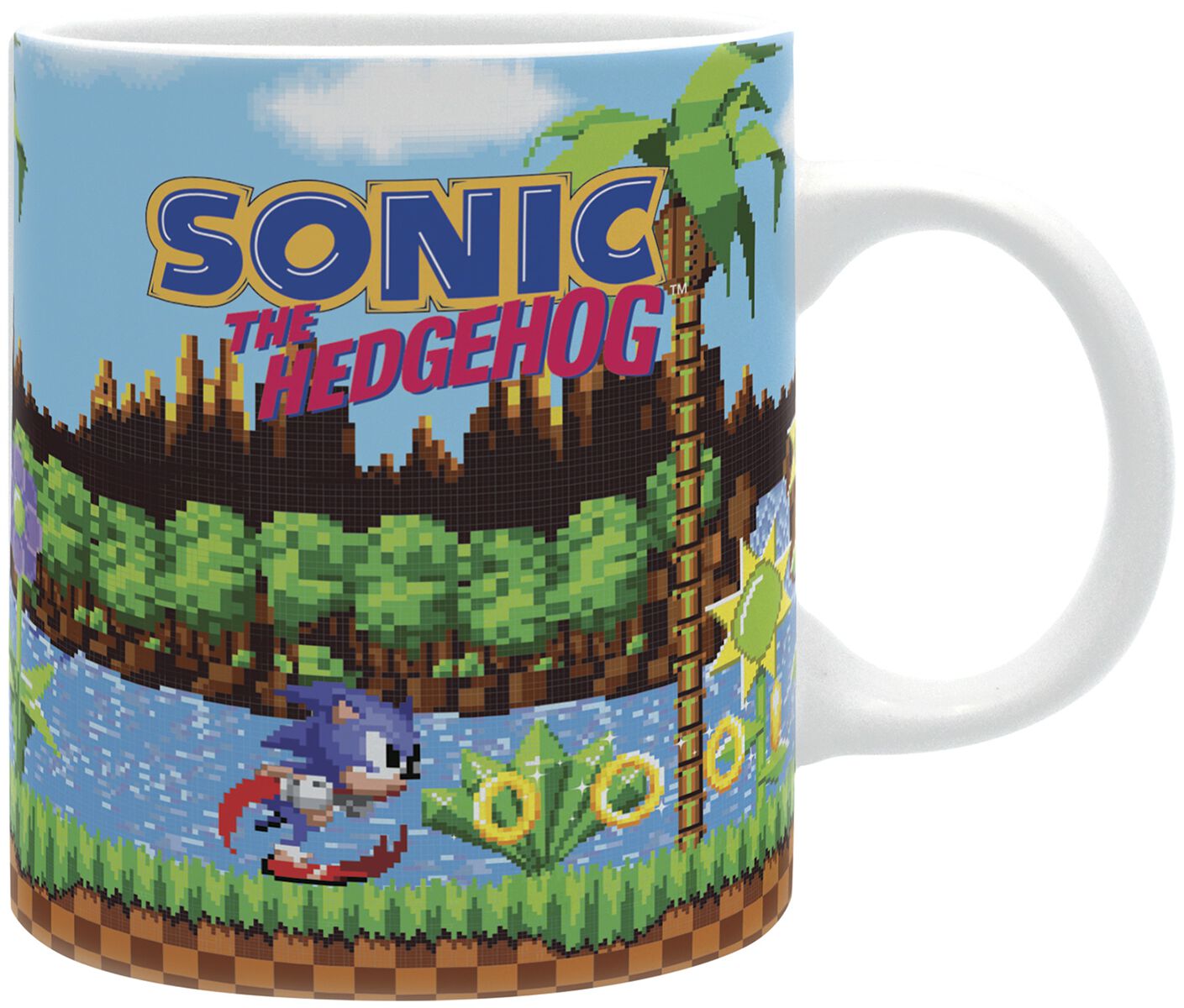 Sonic Sega Sonic The Hedgehog Cup white
