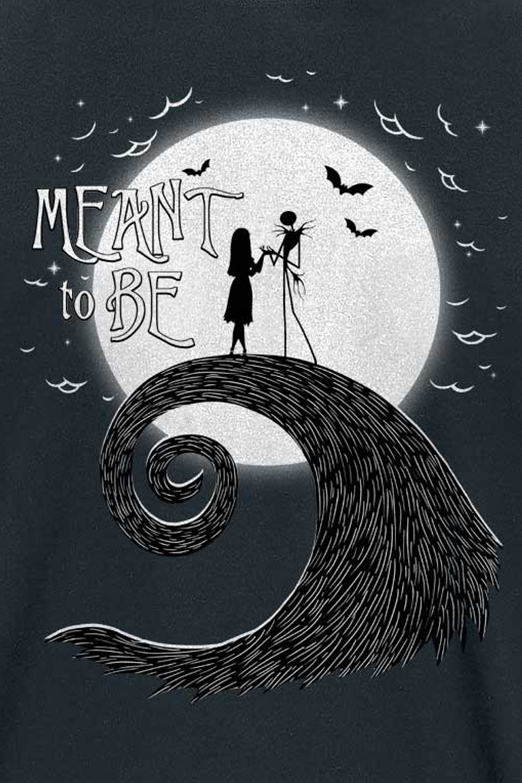 The Nightmare Before Christmas Jack Meant To Be T-Shirt schwarz