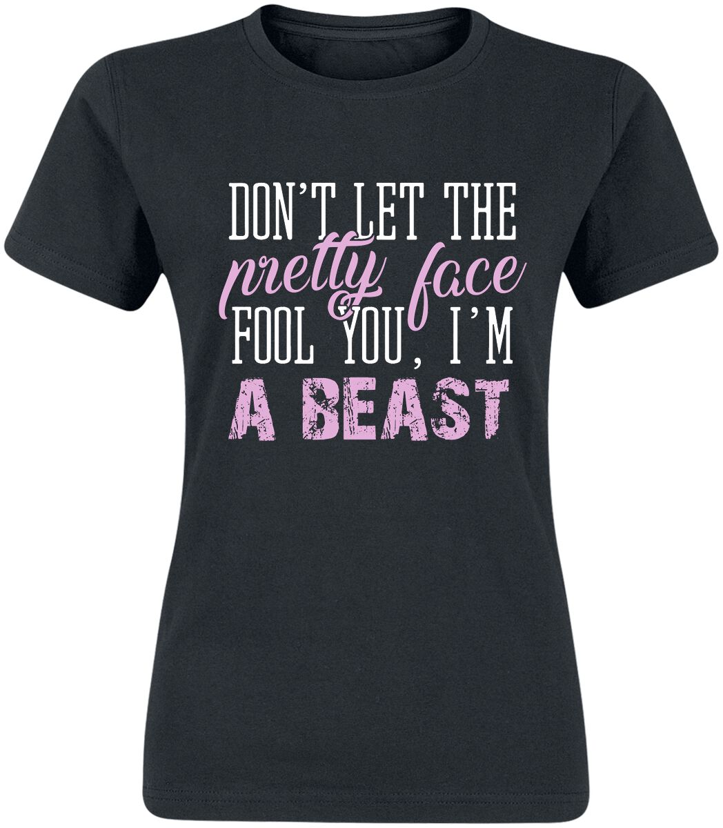 Slogans I'm A Beast T-Shirt black