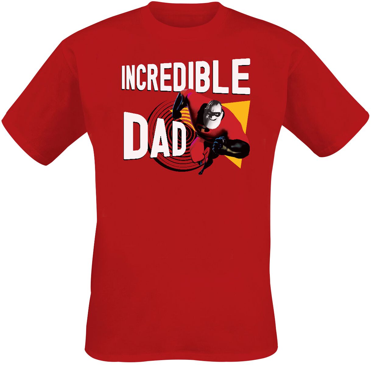 The Incredibles Incredible Dad T-Shirt red
