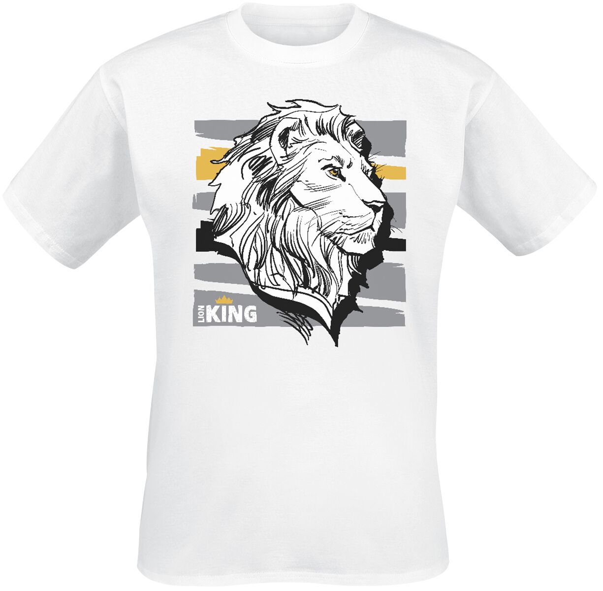 Der König der Löwen Mufasa – The King T-Shirt weiß Der König der Löwen Mufasa – The King T-Shirt weiß