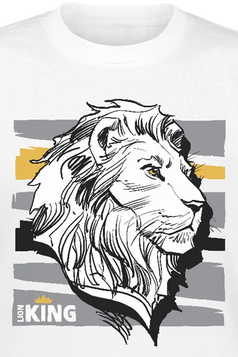 Der König der Löwen Mufasa - The King T-Shirt weiß