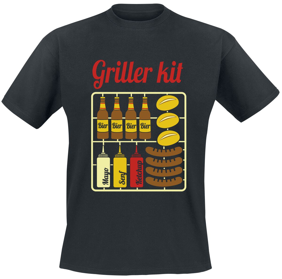 Food Griller Kit T-Shirt black