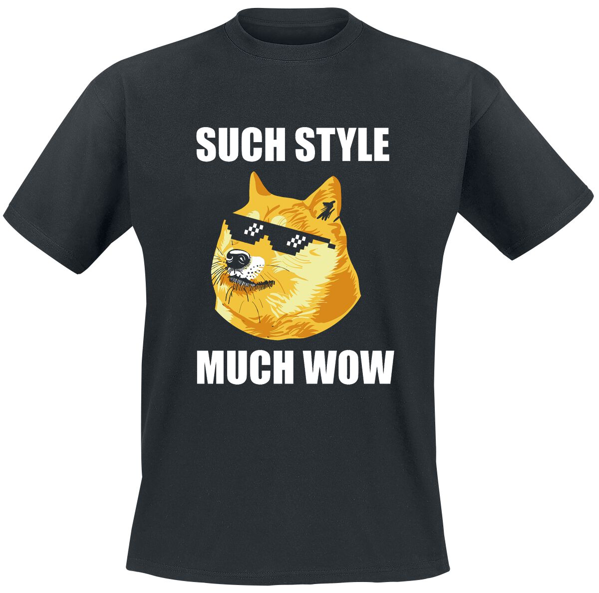 Tierisch T-Shirt - Such Style Much Wow - S bis 5XL - für Männer - Größe 3XL - schwarz