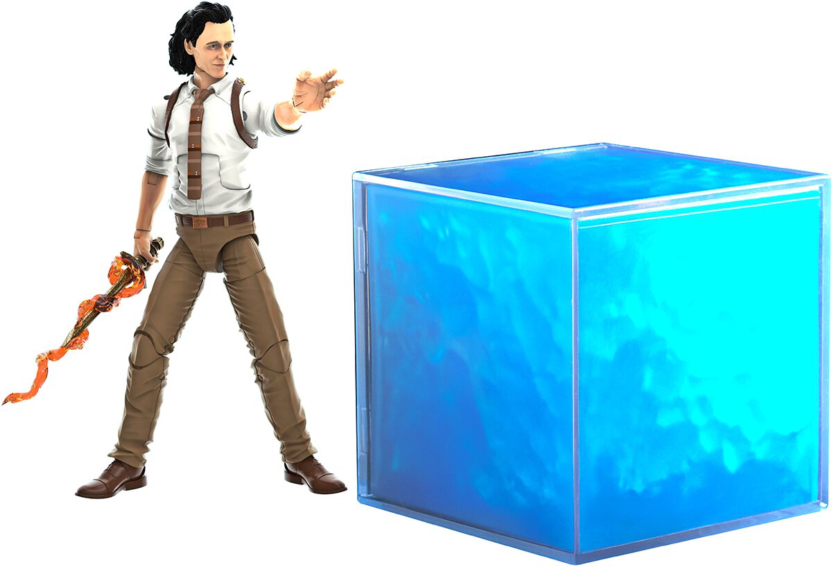 Loki Marvel Legends - Tesseract - Electronic roleplaying item with light effects and Loki figurine Replica multicolor