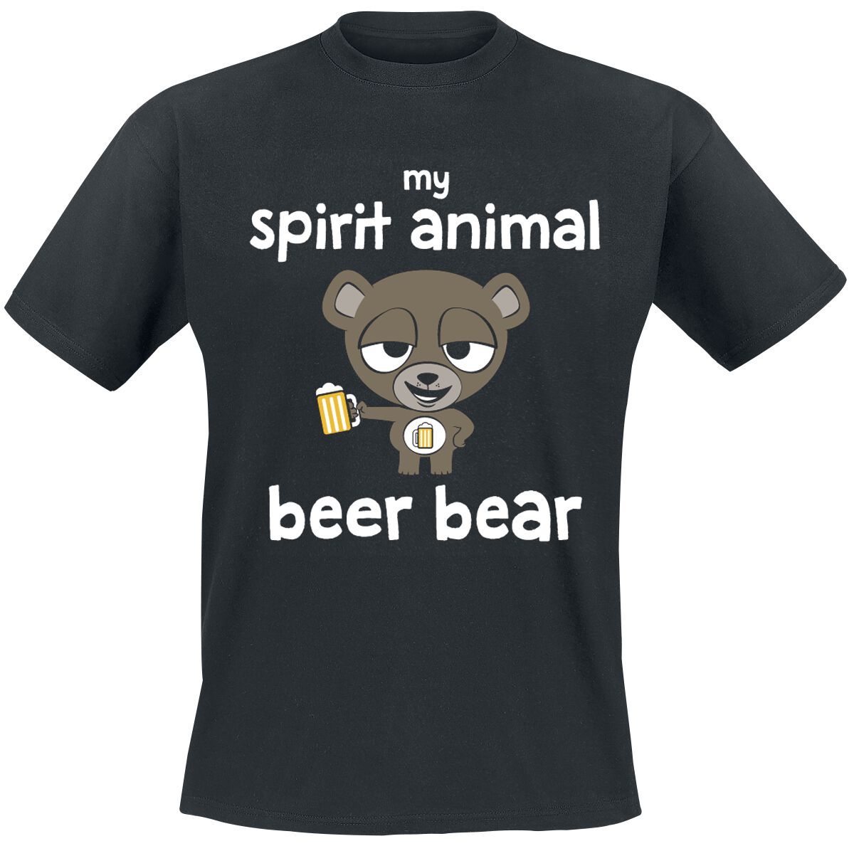 Alcohol & Party My Spirit Animal T-Shirt black