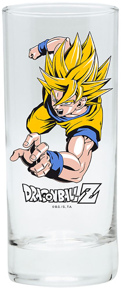 Dragonball Z Goku Drinking Glass multicolour