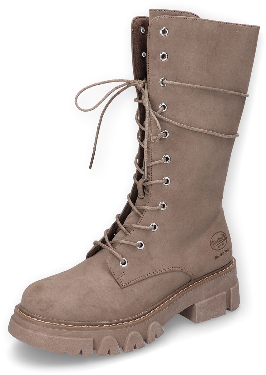 Dockers by Gerli Schnürstiefel Stiefel taupe